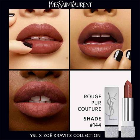 ysl zoe kravitz lipstick 125|YSL zoe kravitz rouge review.